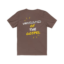 Load image into Gallery viewer, "Unashamed of the Gospel" Unisex Jersey Short Sleeve Tee