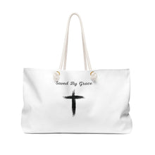 Load image into Gallery viewer, &quot;Saved By Grace&quot; Weekender Bag
