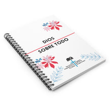 Load image into Gallery viewer, Branded &quot;Dios Sobre Todo&quot; Spiral Notebook - Ruled Line
