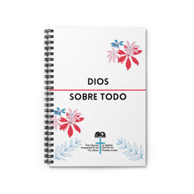 Load image into Gallery viewer, Branded &quot;Dios Sobre Todo&quot; Spiral Notebook - Ruled Line
